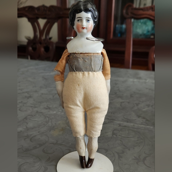 Antique China Head and Shoulder Doll Germany
